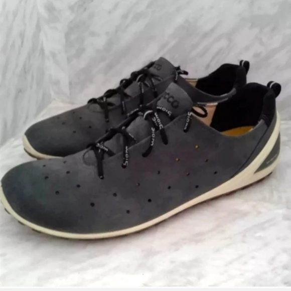 ECCO Biom Lite mens EU 46 US 12 Suede Summer Shoes sneakers 802004 - Picture 2 of 7